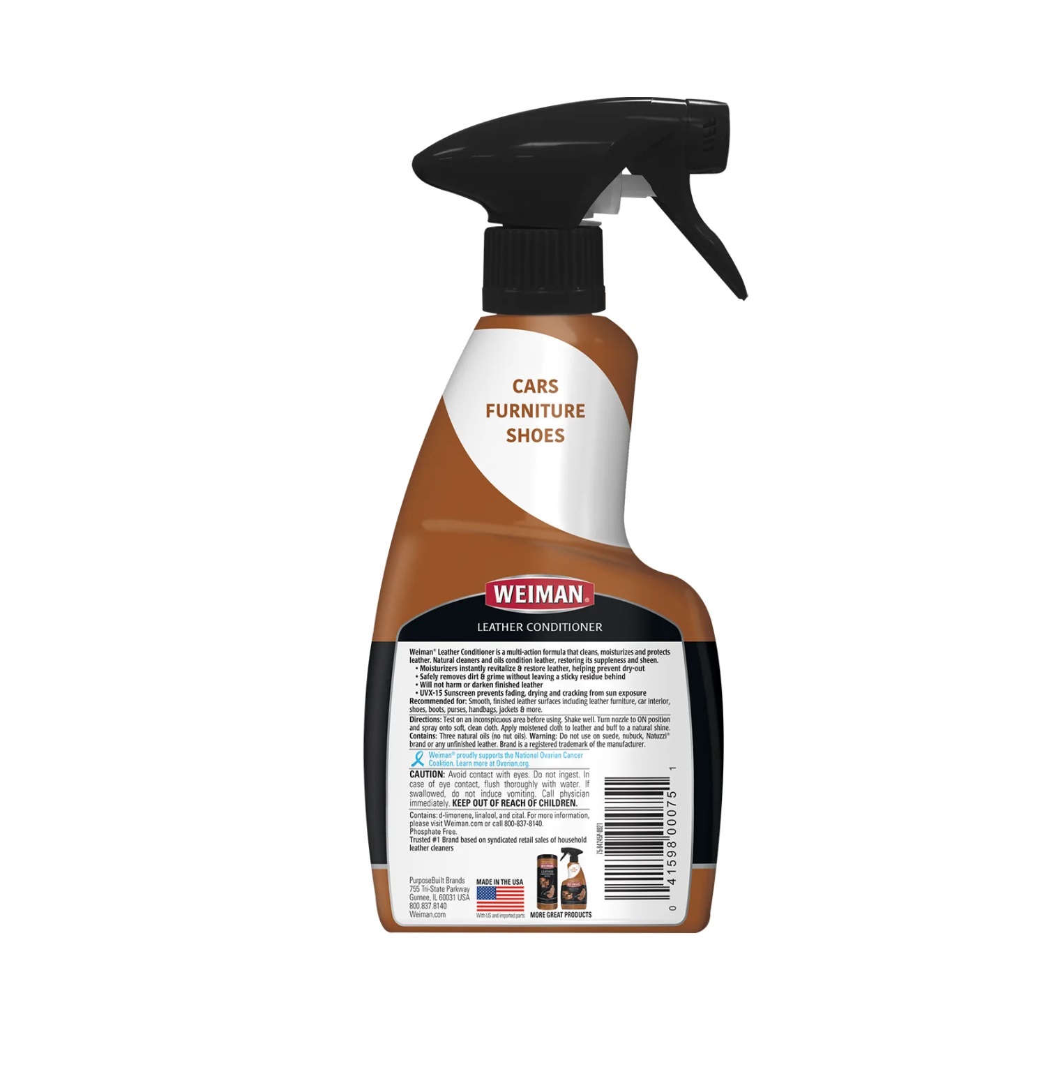 Weiman Leather Cleaner & Conditioner 473ml - Image 2