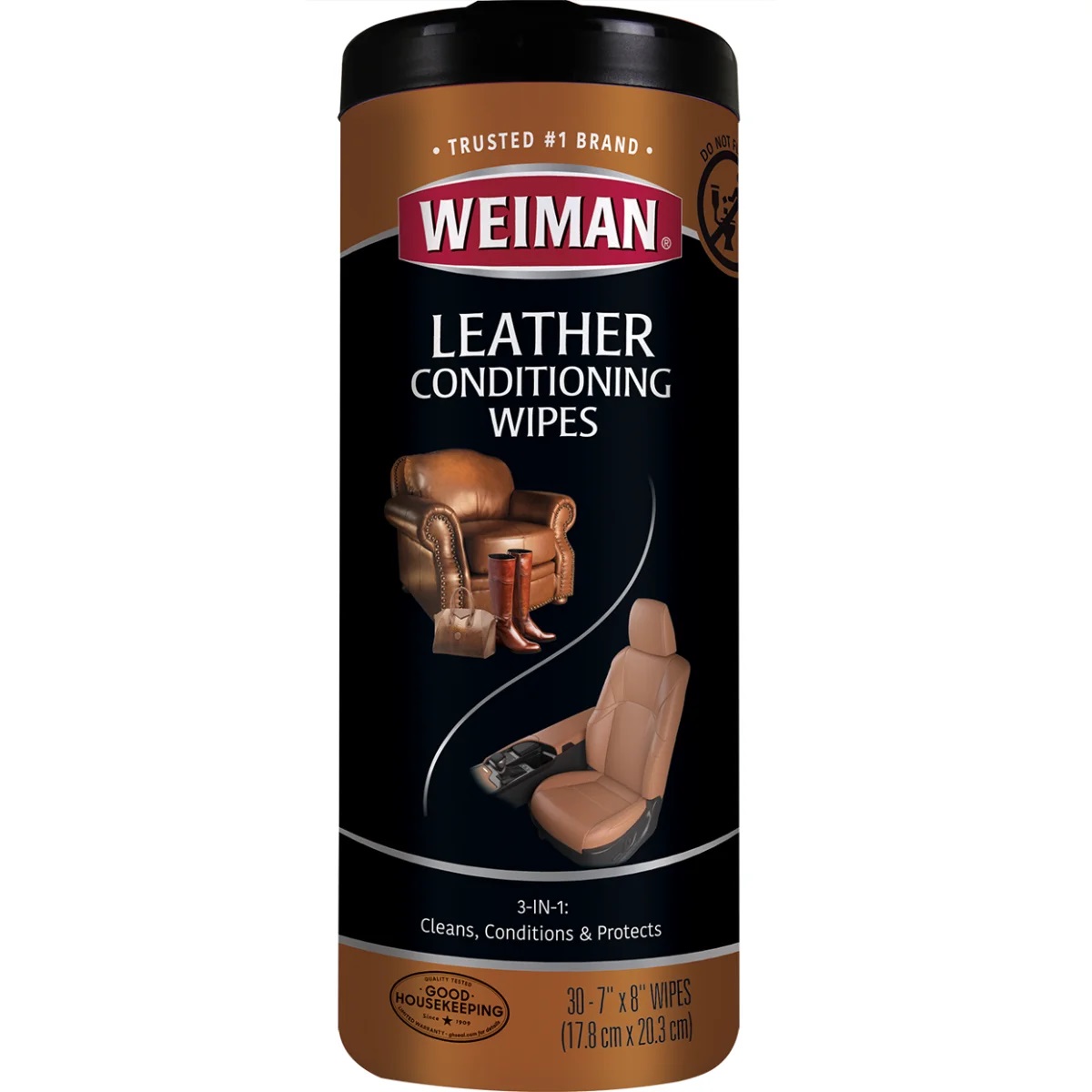 Weiman Leather Conditioning 30s - Clean, Condition & Protect