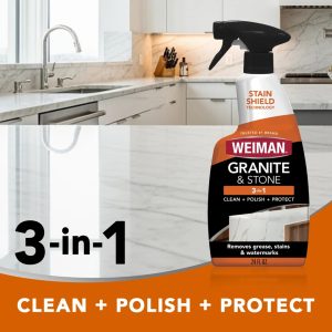 Weiman Granite & Stone 3-in-1 710ml - Clean, Polish & Protect