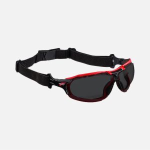 RED WING 95214SK Safety Glass Smoke/Gray Foam Spec W/Headband HC/AF