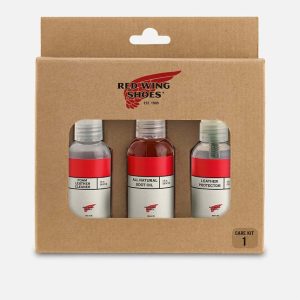RED WING 98017 Care Kit 1 -  Foam Leather Cleaner, All Natural Boot Oil & Leather Protector