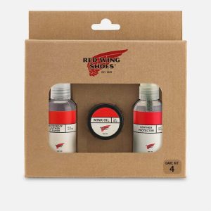 RED WING 98020 Care Kit 4 - Waterproof Leather Cleaner, Mink Oil & Leather Protector